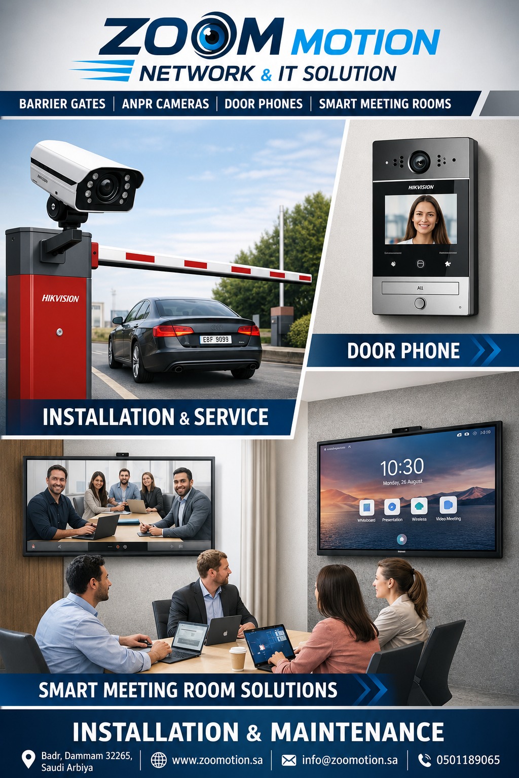 Barrier Gates & Smart Meeting Rooms